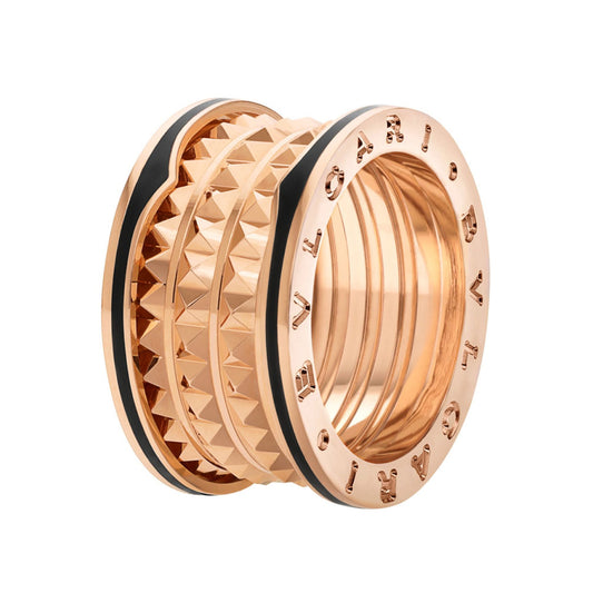 BGL-AN859089 wide version rivet double helix ceramic ring treasure cover spire