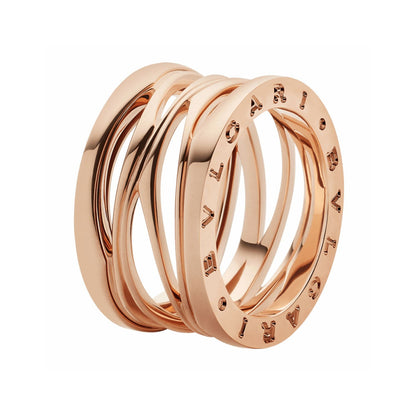 BGL-AN858030 wide version light gold streamlined hollow ring (guest version)
