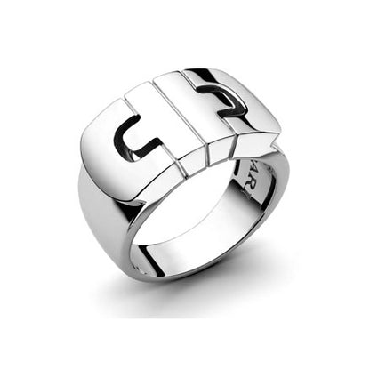 BGL-AN140028光金宽版中字戒指