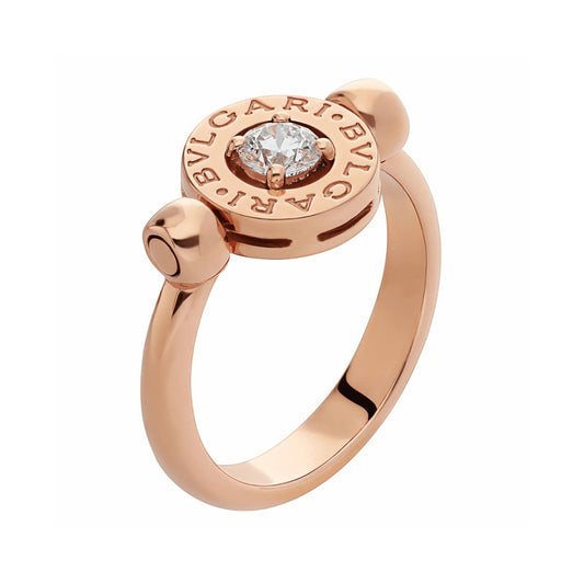 BGL-AN853336 small round head swivel ring single diamond hospitality version