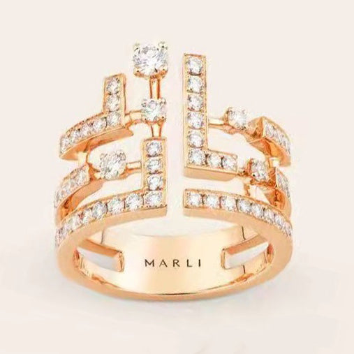 MR-AVEN-R8 half diamond ring