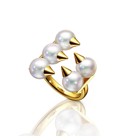 TSQ-359danger plus claw light gold arm open ring