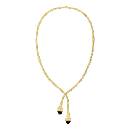 MARLI-Agate agate necklace full of diamonds