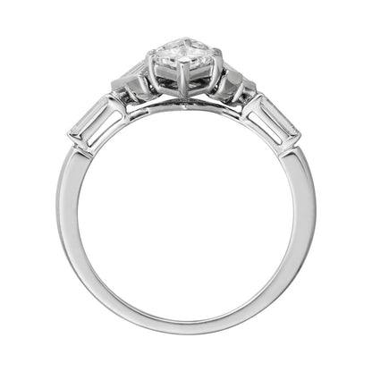 KDY-N4752700 high shoulder ladder ring