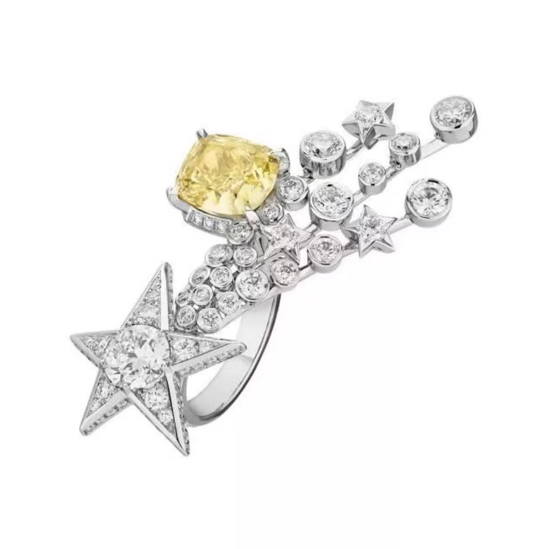 XNE-J31189 Meteor Star Beads Ring