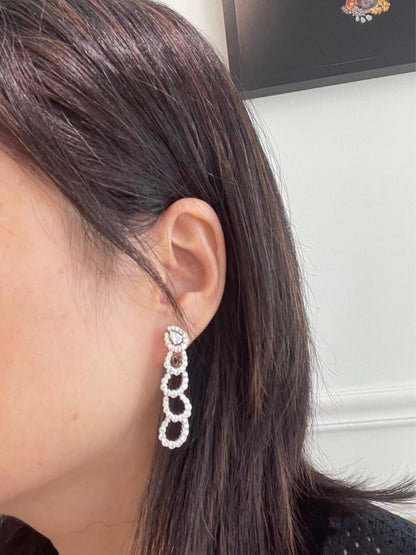 DIOR-JMDS93003花边耳环可拆卸