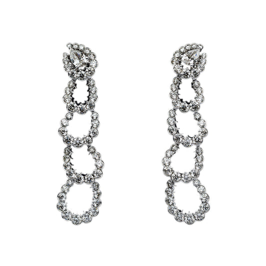 DIOR-JMDS93003 lace earrings detachable