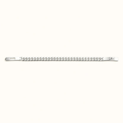 AMS-H120439B twisted circle bracelet light gold denim chain