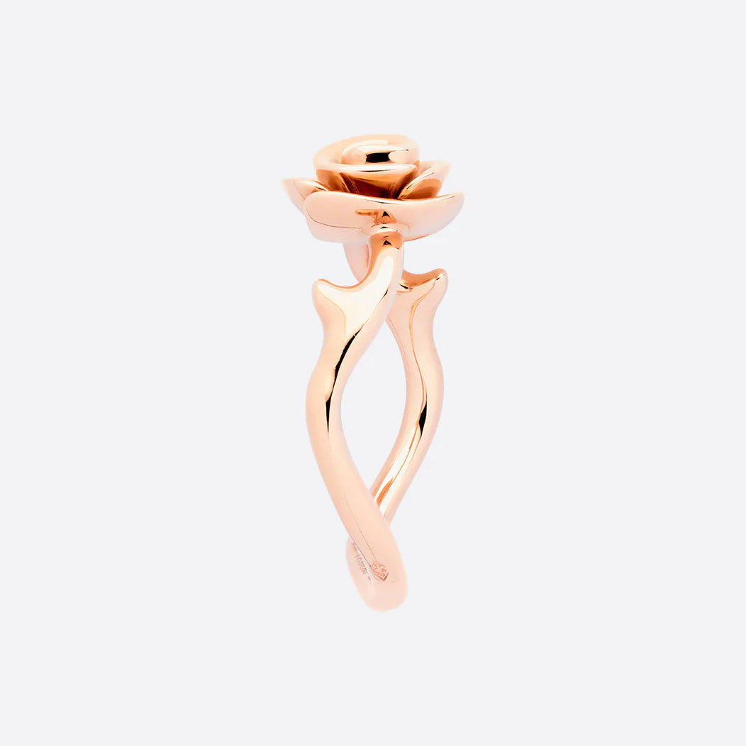DIOR-JRCO95003 10mm小号官网版花戒指0.03CT