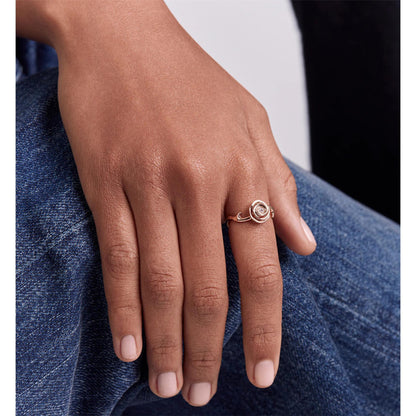 DIOR-JRCO95003 10mm小号官网版花戒指0.03CT