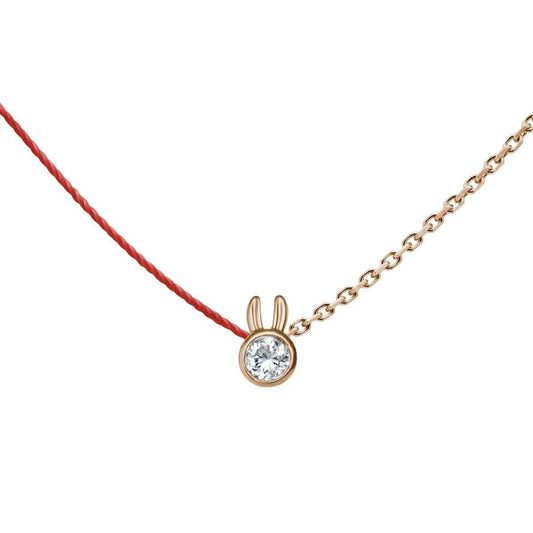 HS-849dJ rabbit ear bezel pendant