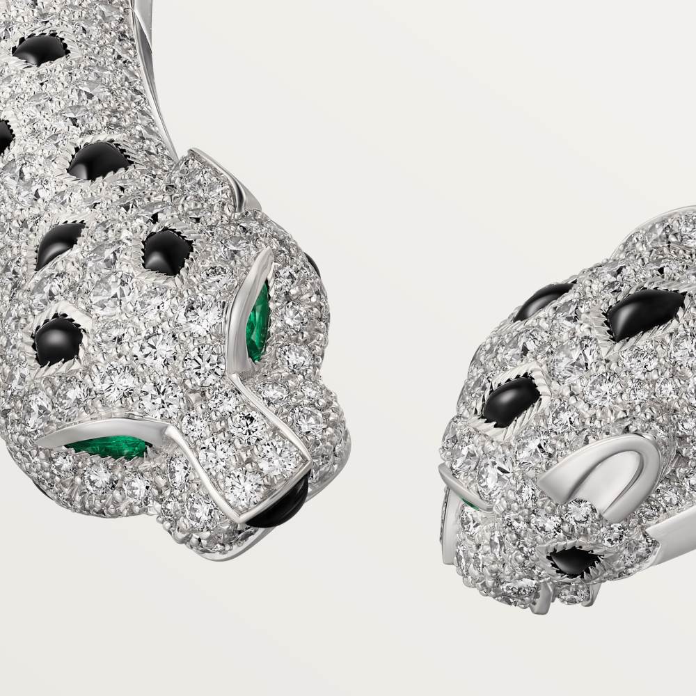 KDY-N7424436 double-headed diamond leopard necklace