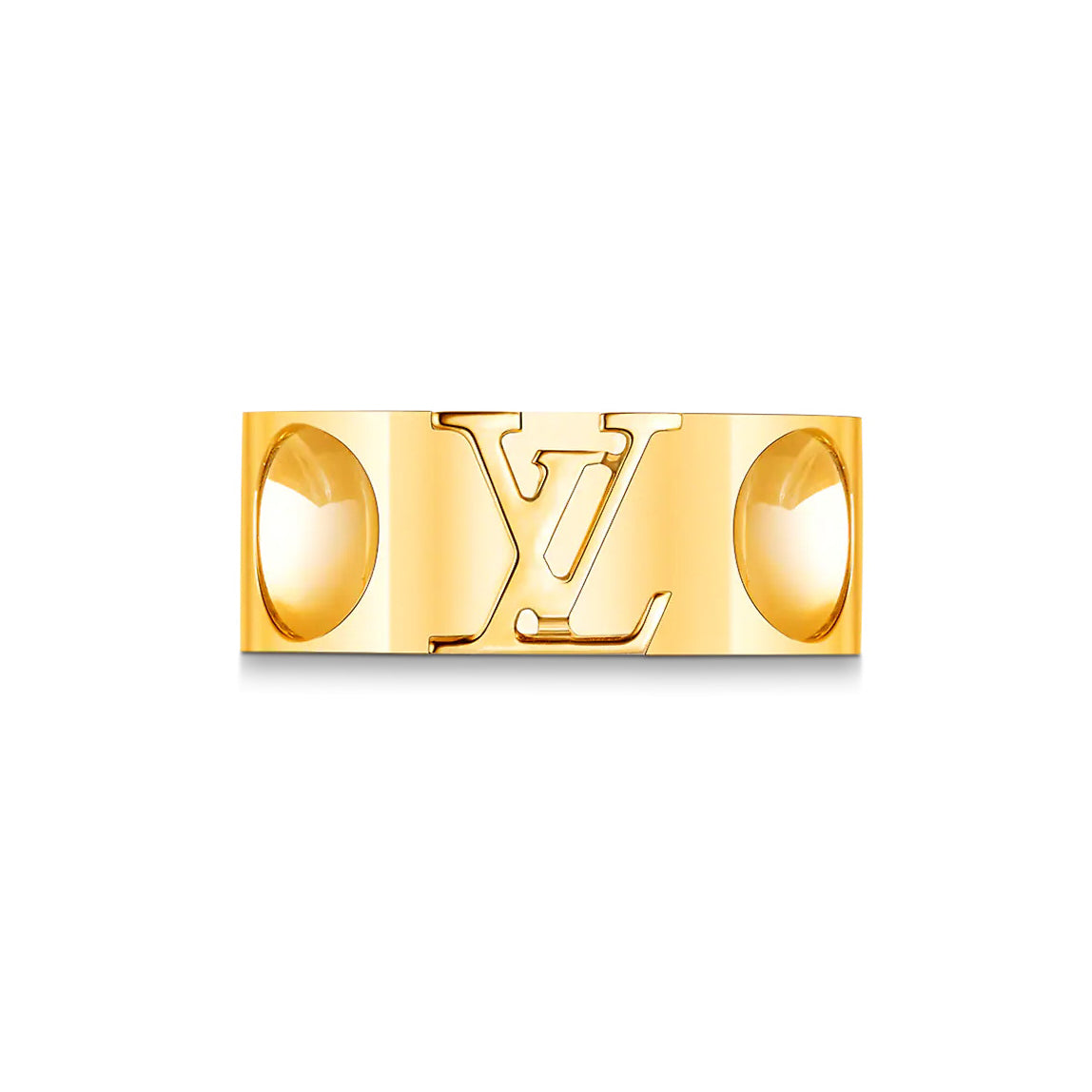 LV-Q9R85H宽8mm光金LOGOLV戒指