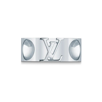 LV-Q9R85H宽8mm光金LOGOLV戒指