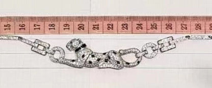 KDY-N7048700 Ling-shaped chain side leopard necklace (42cm)