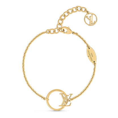 LV-M00761 Circle Letter LV Bracelet