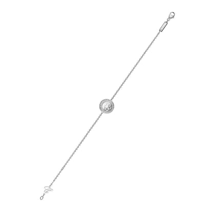 XB-85A018-1201 glass bracelet full of diamonds