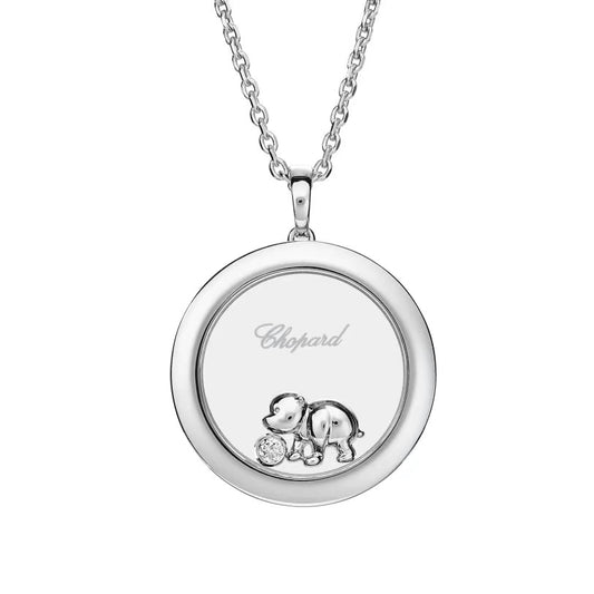 XB-79A434-1801 glass round pendant animal