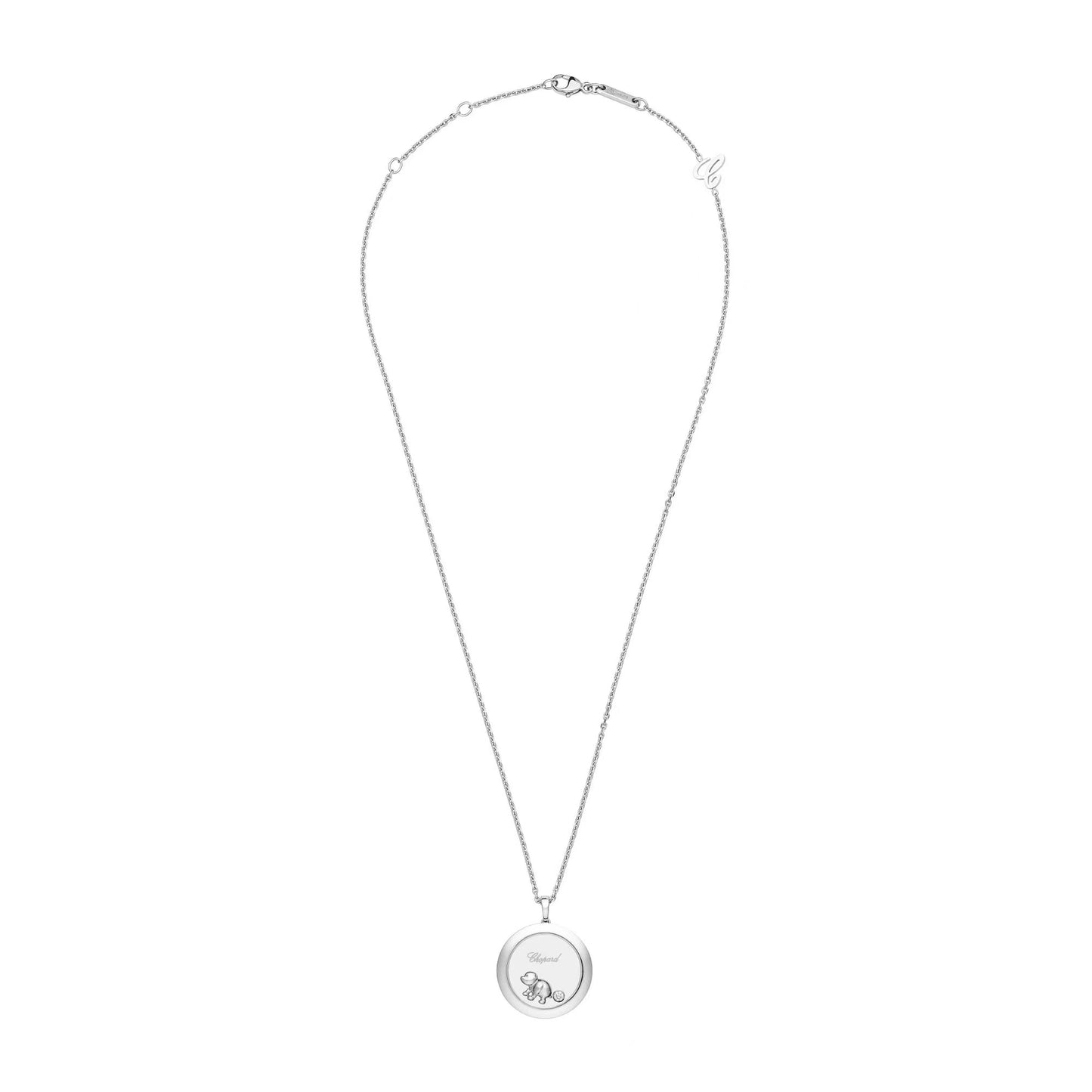 XB-79A434-1801 glass round pendant animal