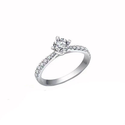DBES Diamond Four-Prong Ring