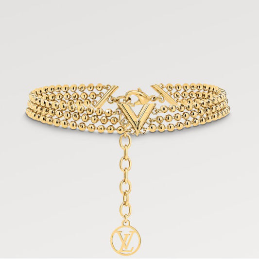 LV-M00636-letter V bracelet