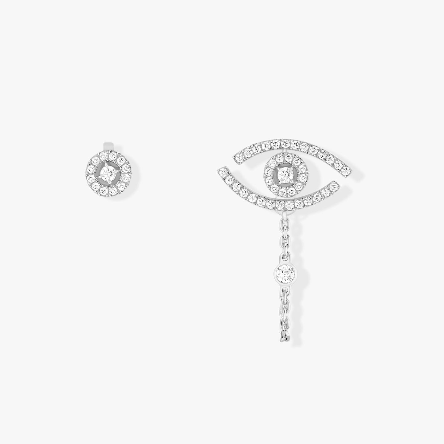 MSK-11349 guest version eye tiger claw stone earrings