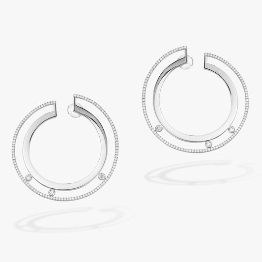 MSK-06690 round movable earrings earrings
