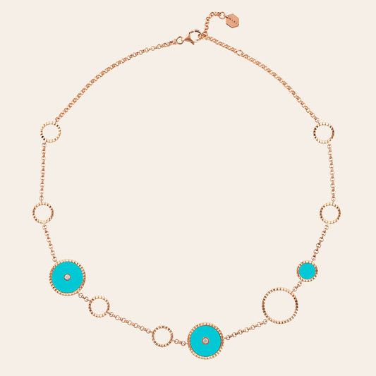 AMRLI-COCO-N7 dense tooth ring necklace