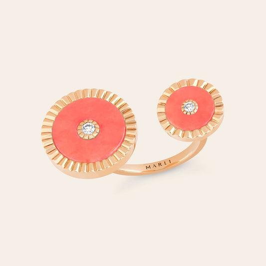 MARLI-COCO-R3 dense tooth ring open ring