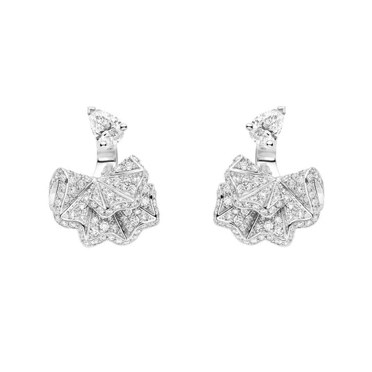 DA-JBAR94104 silk ribbon drop earrings