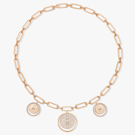 MSK-11972 disc movable necklace