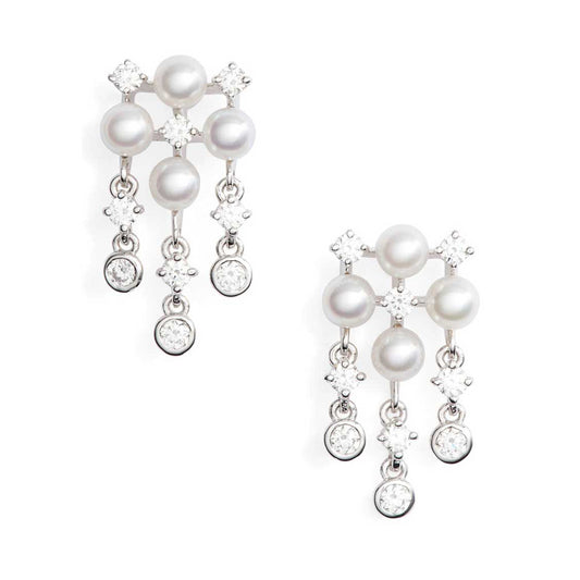 YMB-MB50698 multi-pearl earrings