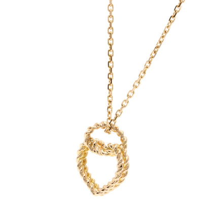 KDY-B7224500 Hollow twisted rope heart-shaped pendant