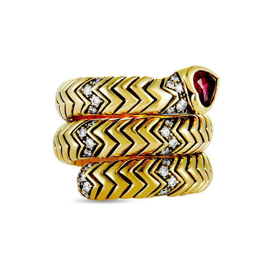 BGL-BR858703 wavy snake ring 13# braided snake body roll style