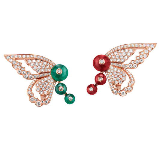 BLG-265037 Butterfly Earrings and Ear Clips