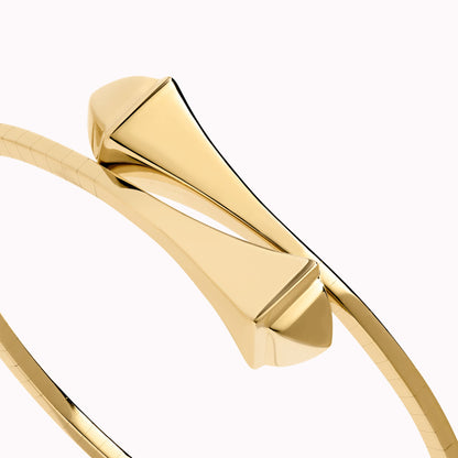 MARLI-CLEO-B19 light gold pointed hammer bracelet
