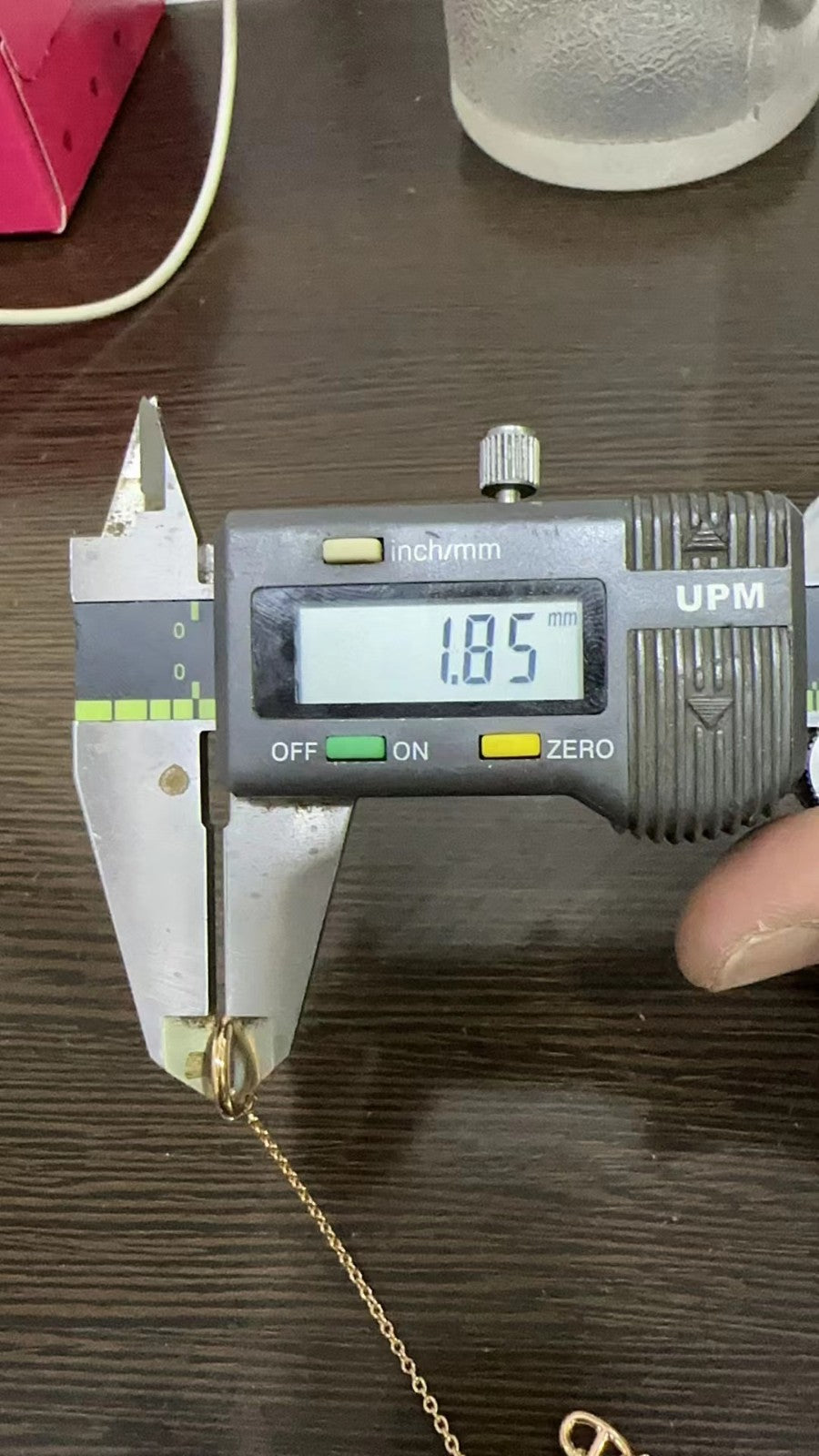 爱H仕-H105202B猪鼻子日字光金大套链项链客版（链长120cm）