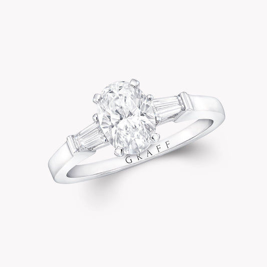 GLF-GR31751 oval diamond 11.63x7.86x4.9mm double shoulder T square ring 12.5#