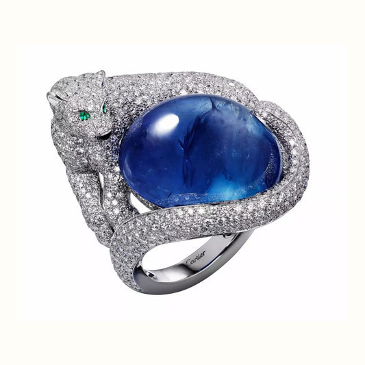 KDY-H4281700 sideways leopard ring