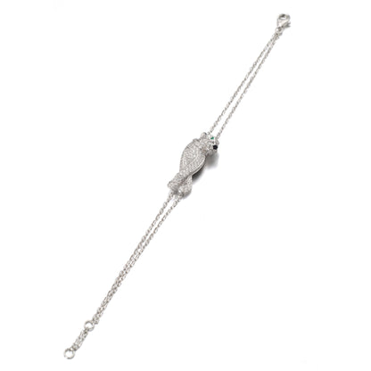 KDY-N6039017 Wishbone Leopard Bracelet