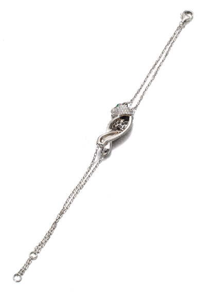 KDY-N6039017 Wishbone Leopard Bracelet