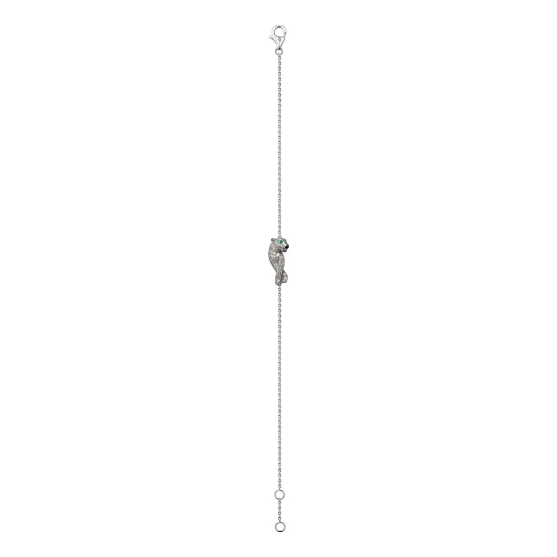KDY-B6043717 small wishbone leopard bracelet