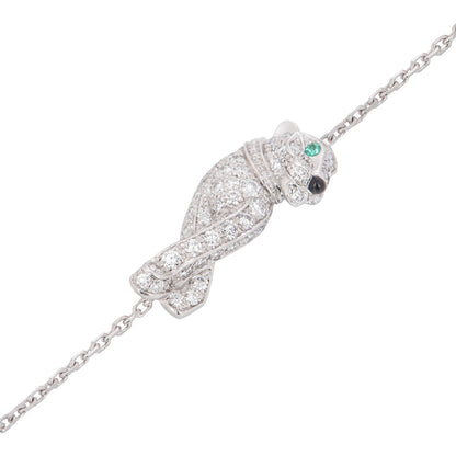 KDY-B6043717 small wishbone leopard bracelet
