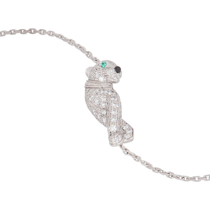 KDY-B6043717 small wishbone leopard bracelet