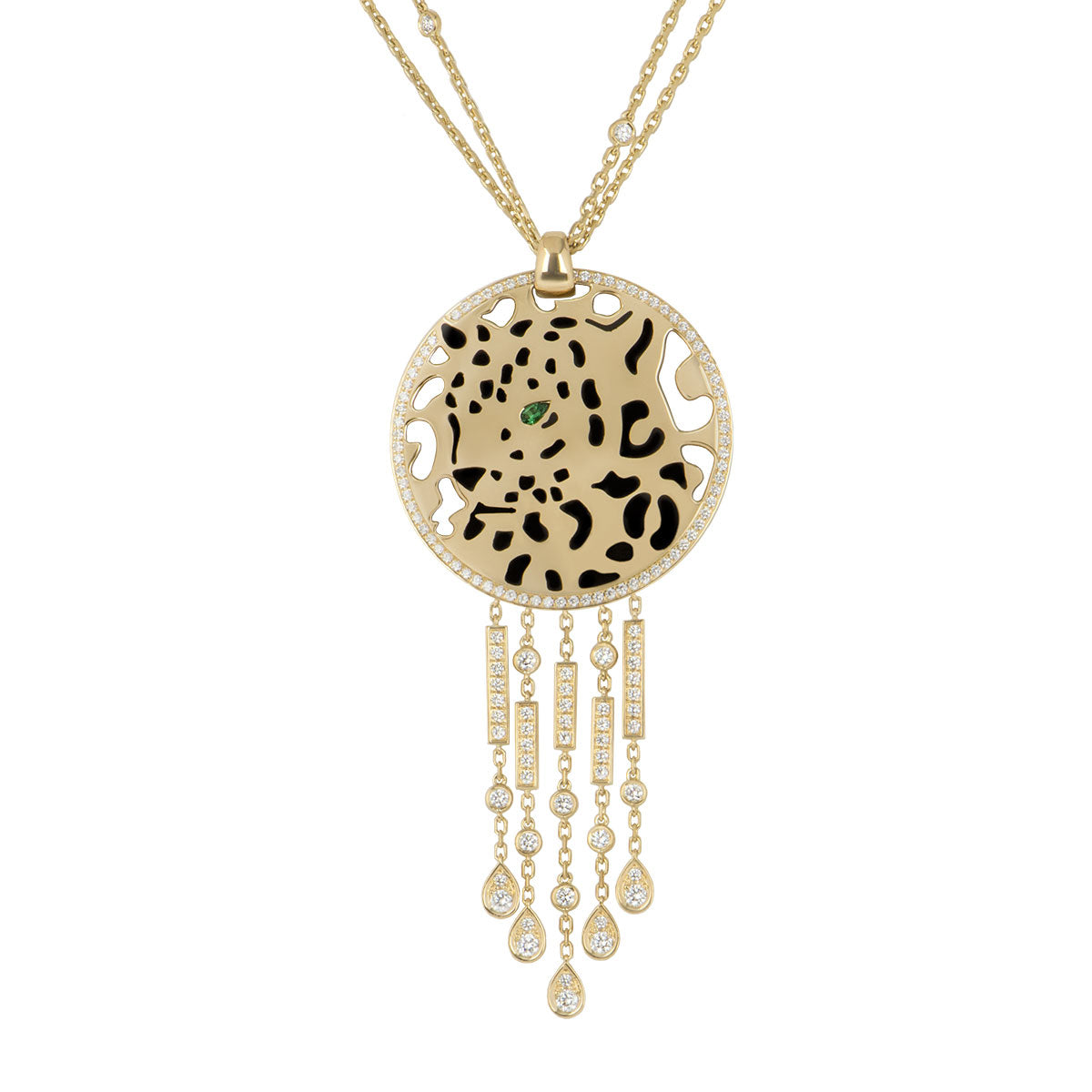 KDY-N7065400 round leopard brand necklace