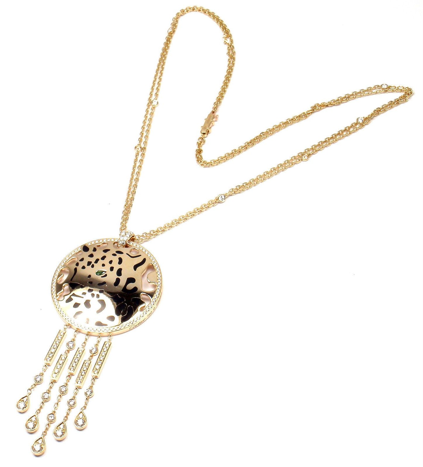 KDY-N7065400 round leopard brand necklace