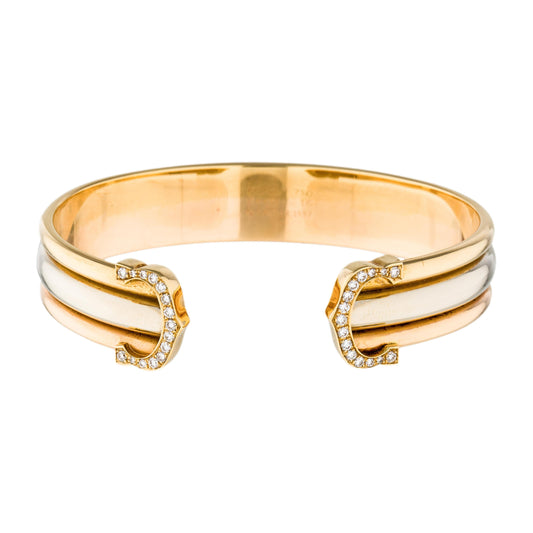KDY-CRT31017 letter CC upper opening bracelet 17#