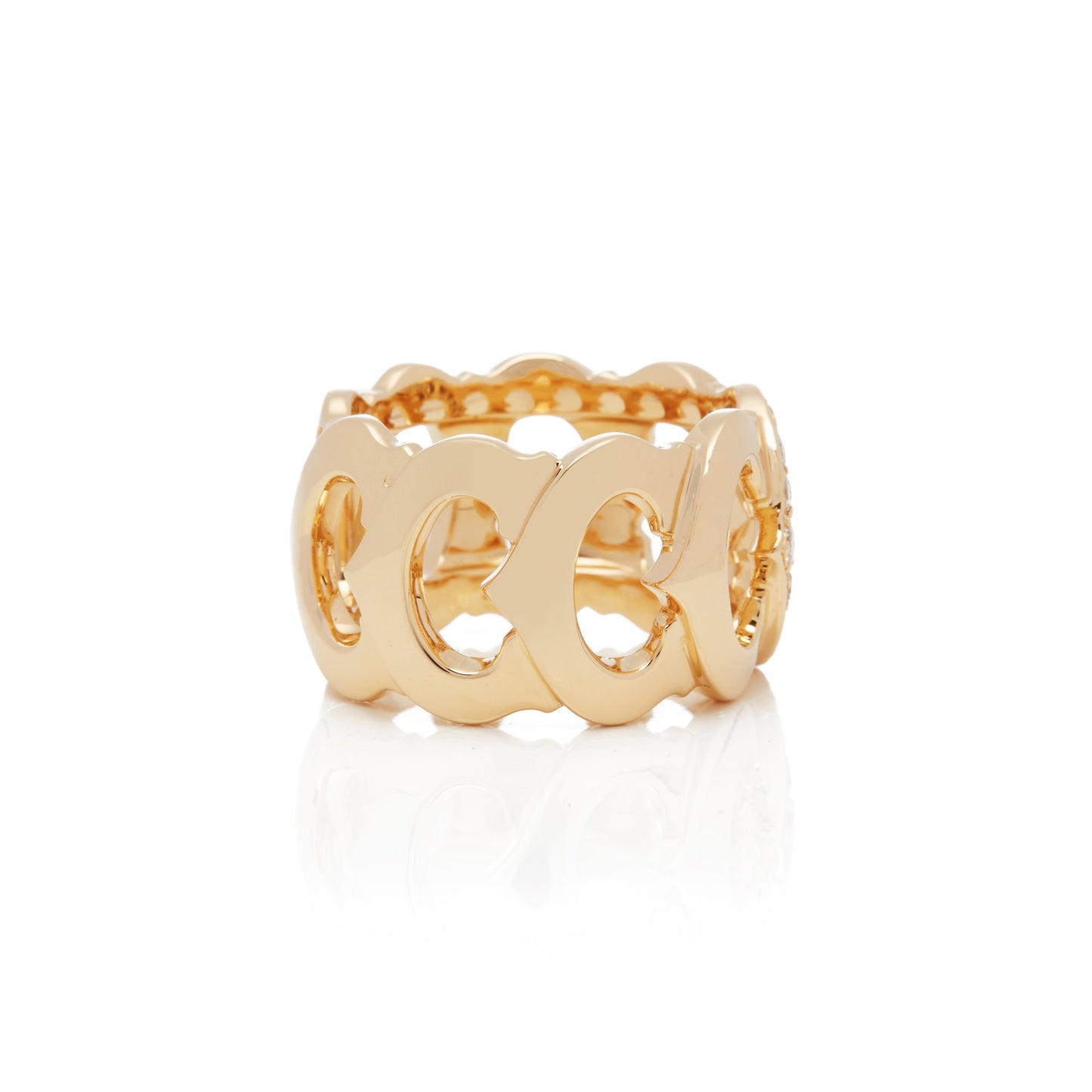 KDY-F8300897 letter C all-over ring