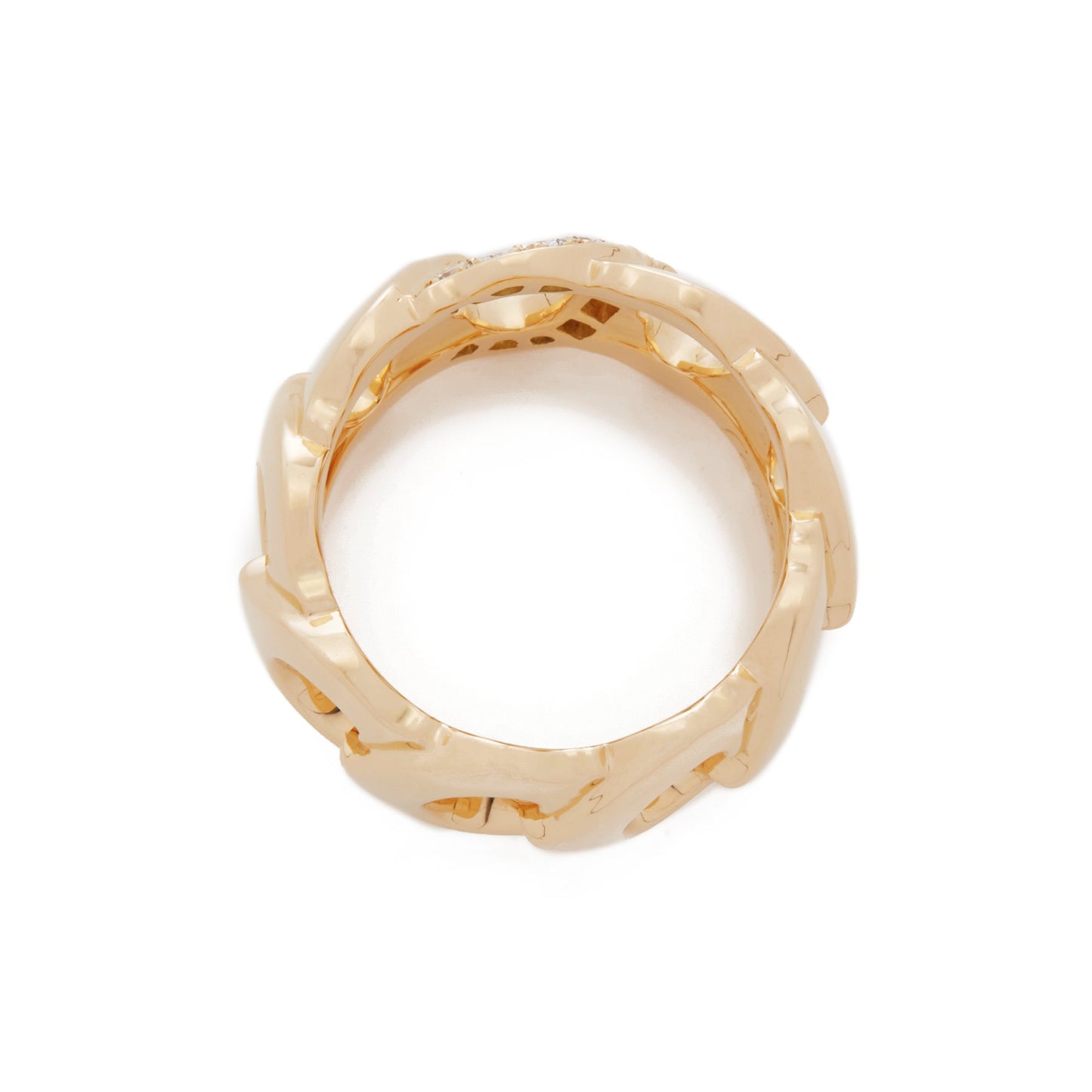 KDY-F8300897 letter C all-over ring