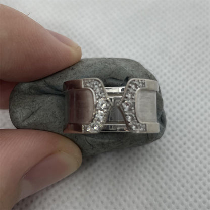 KDY-U8456035 Double C wide arm 10mm open ring